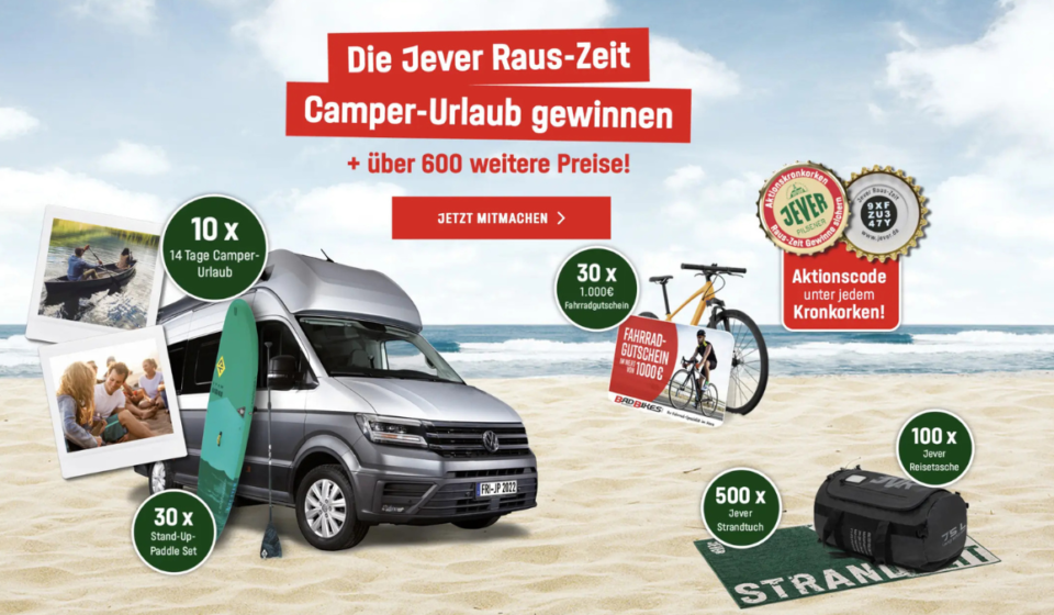 jever gewinnspiel code eingeben