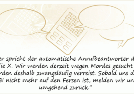 wer sich nicht meldet sprüche